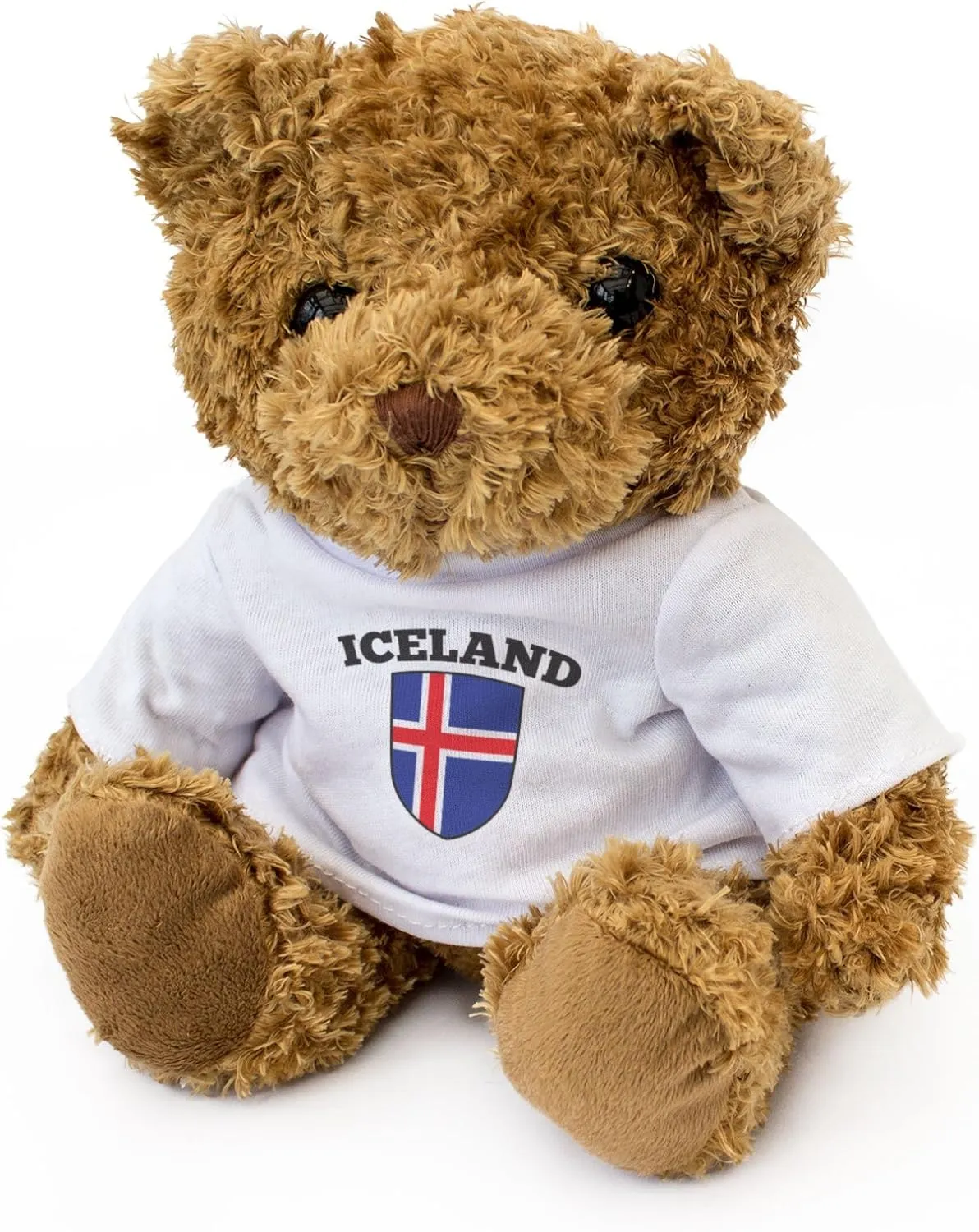 New - Iceland Flag - Teddy Bear - Cute and Cuddly - Gift Present Birthday Icelandic