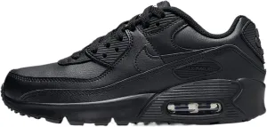 Nike Air Max 90 LTR Big Kids’ Shoes (CD6864-028, Black/Black/White/Black)