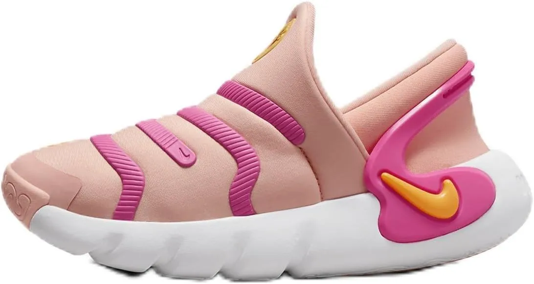 Nike Dynamo 2 EasyOn Little Kids' Shoes (FD0553-800, Arctic Orange/Pinksicle/White/University Gold) Size 10
