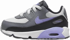 Nike Air Max 90 LTR Baby/Toddler Shoes (DV3609-001, Photon Dust/Cool Grey/Black/Light Thistle) Size 7
