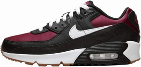 Nike Air Max 90 LTR Big Kids’ Shoes (CD6864-024, Black/Team Red/Gum Light Brown/White) Size 7