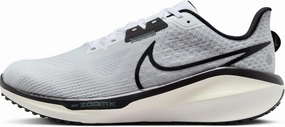 Nike Vomero 17 Men's Road Running Shoes (Extra Wide) (FN1139-104, White/Pure Platinum/Vintage Green/Black) Size 7