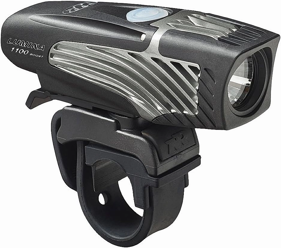 NiteRider Lumina 1100 Boost USB Rechargeable MTB Road Commuter LED Bike Light Powerful Lumens Water Resistant Bicycle Headlight, LED Front Light Easy to Install Cycling Safety , Black