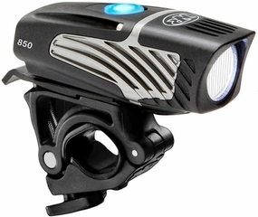 NiteRider Lumina Micro 850 Front Bike Light LED USB Rechargeable Water Resistant Mountain Road Commuting City Urban Cycling Safety Flashlight, Black, 6783