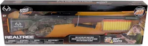 NKOK Realtree: Soft Dart Hunting Rifle - Green - Kids Toy, Bolt Action Shoots Up to 40 Feet, Includes 12 Soft Darts & Practice Target, Ages 6 