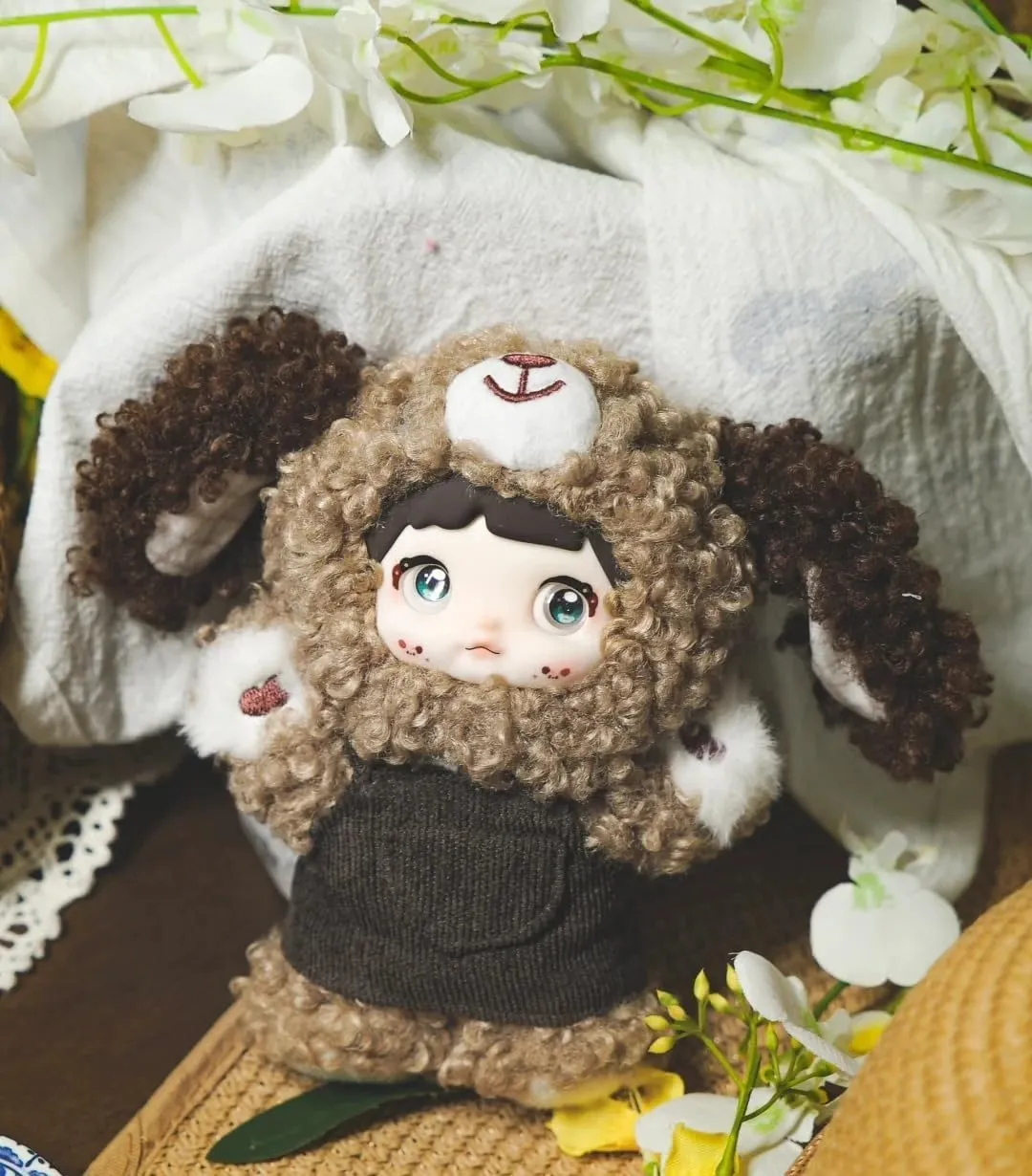Nommi Puppy Diary Series Plush Blind Box Figures 8PCs Cute Dog Collectible Toys Birthday Gifts
