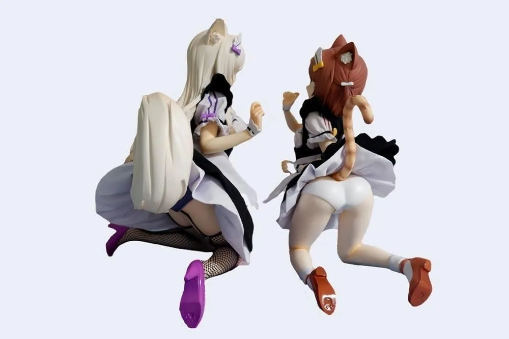 NSFW Anime Girl Ecchi Figure 1/4 Model Toys Collection Doll Adult Statue Ornament(2pcs)