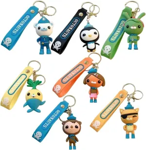 Octonauts 6-Pack Action Figures Toy Doll - Includes Barnacles Kwazii Peso Dashi Shellington Tweak Vegimals Cartoon Dolls Decorative Pendant (Octonauts 7 Piece)