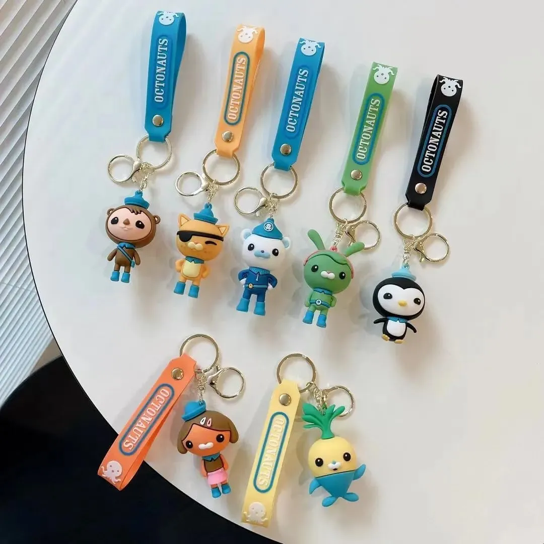 Octonauts 6-Pack Action Figures Toy Doll - Includes Barnacles Kwazii Peso Dashi Shellington Tweak Vegimals Cartoon Dolls Decorative Pendant (Octonauts 7 Piece)