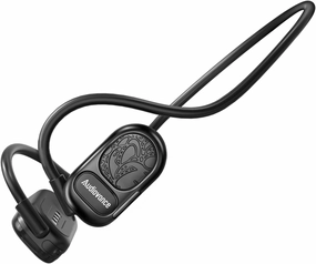 OpenComfy CF201 Wireless Running Headphones | Bluetooth | Open-Ear Headphones | 4-in-1 Advantage: Superior Sound | Ultimate Comfort | Secure Fit | Ambient Awareness | Black