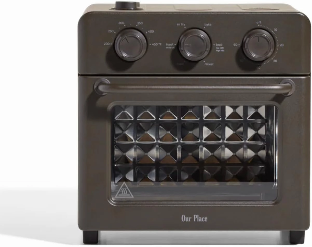 Our Place Wonder Oven | 6-in-1 Air Fryer & Toaster Oven with Steam Infusion | Compact, Countertop Friendly, Fast Preheat, Multifunctional | Air Fry, Toast, Roast, Bake, Reheat & Broil | Char