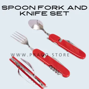 Outdoor Picnic Stainless Steel spoon fork and knife set