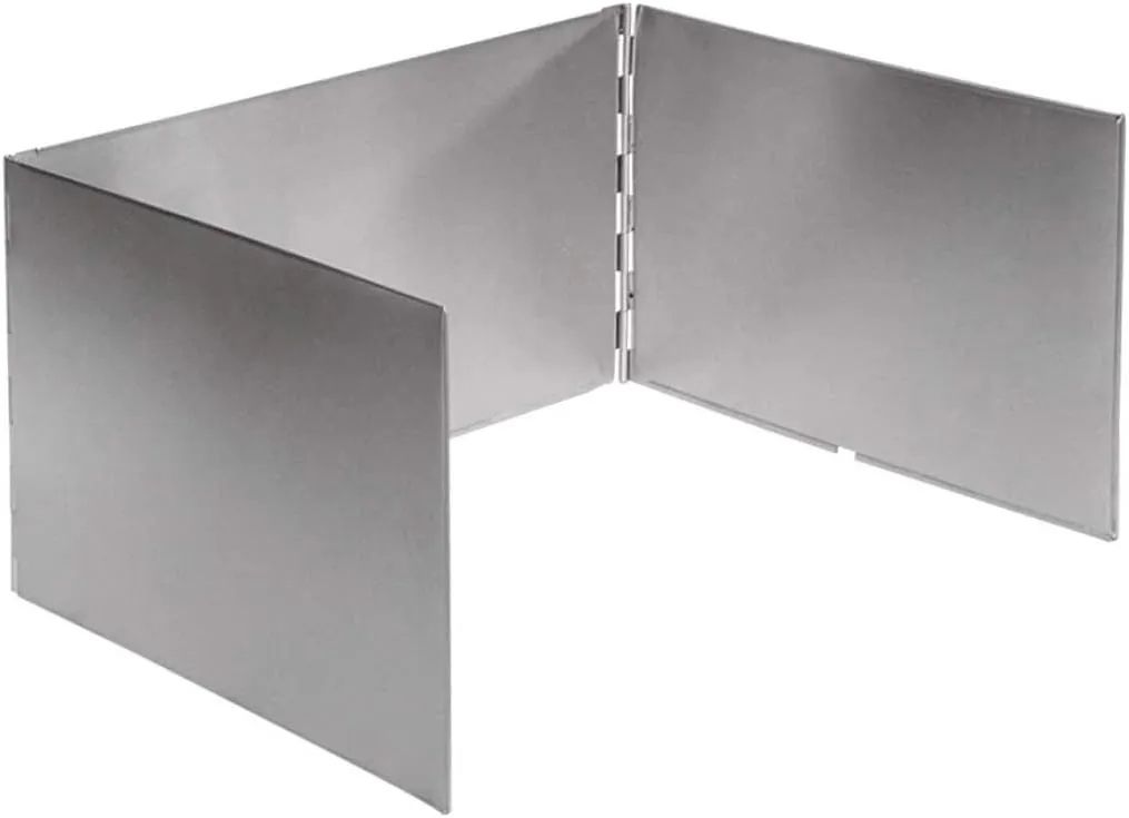 Outdoors Stove Windshield, Camping Cooking Windscreen Folding Camping Cooker Stove Wind Screen, Camp Stoves