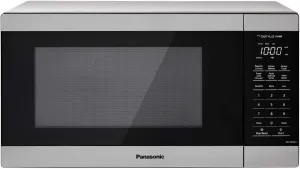 Panasonic NN-SU66LS 1100W with Genius Sensor Cook and Auto Defrost Countertop Microwave Oven, 1.3 cu ft, Stainless Steel
