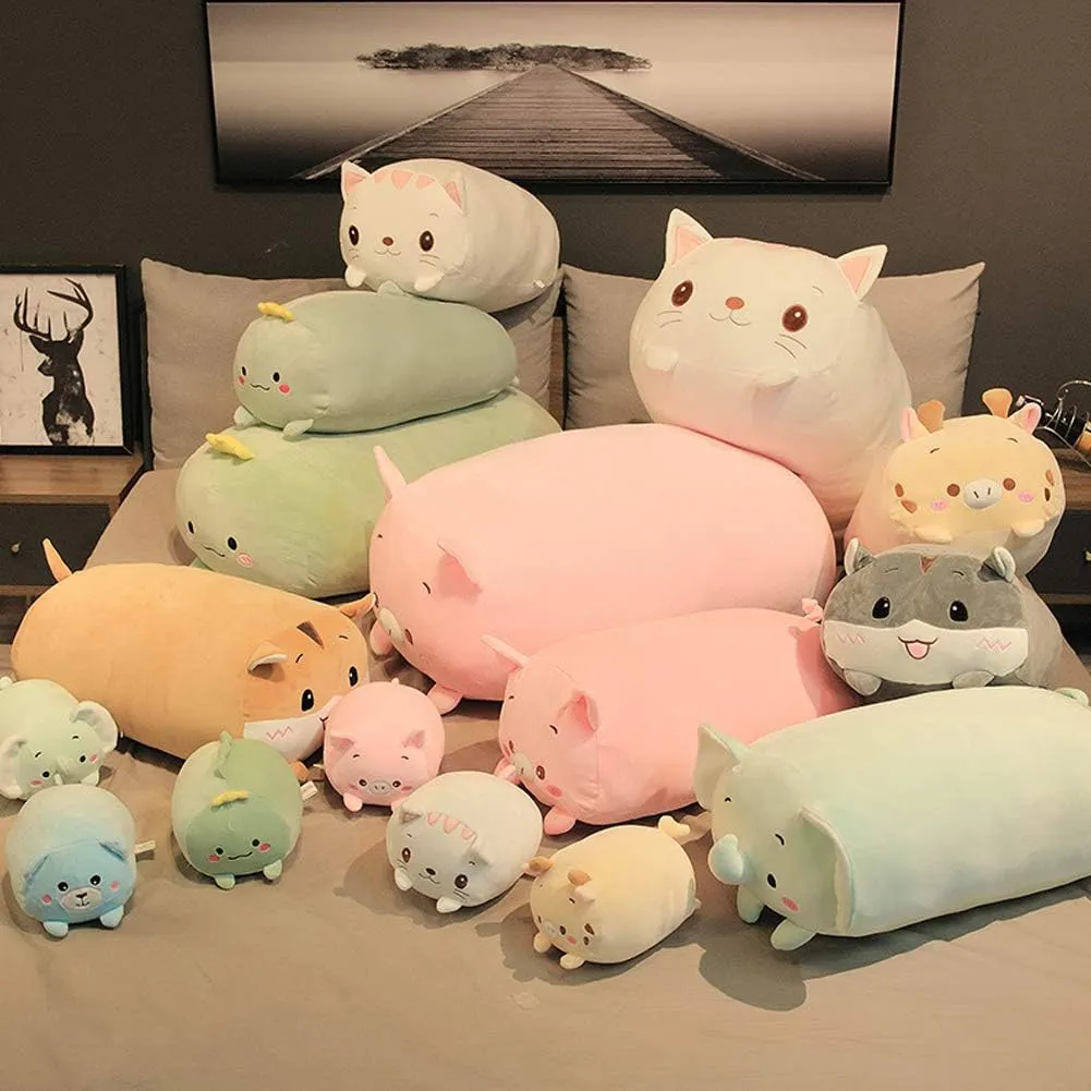 Panda Stuffed Animal Body Pillow, Soft Panda Plush Hugging Pillow Toy Gifts 33.5"