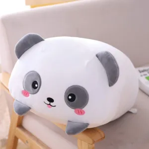Panda Stuffed Animal Body Pillow, Soft Panda Plush Hugging Pillow Toy Gifts 33.5"