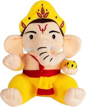 Panda's Box Mantra Chanting Musical Baby Ganesha Plush Toy | Best Gift for Kids