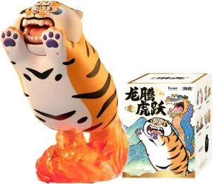 Panghu Long Teng Hu Yue Series Blind Box Action Figures Mystery Box Cute Random Toys Birthday Gifts Christmas Collectible Toy for Desktop Ornaments, 1PC