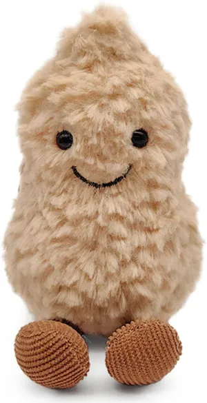 Peanut Plush Figure Toys Cute Stuffed Toys Amuseable Peanut Soft Plushies Huggable Design & Fun Gift Idea