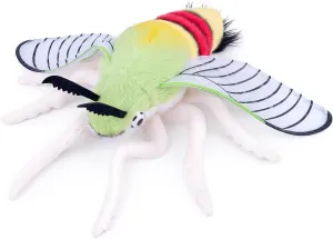 Pellucid Hawk Moth Plush Toy, Lifelike Pellucid Hawk Moth Plush Toy 11in, Soft and Cute Moth Toys, Realistic Design, Cute Lively Fun and Educational Insect Toys for Kids