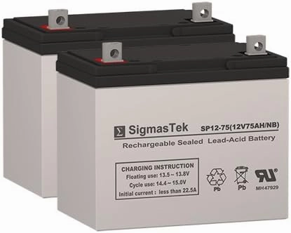 Permobil Playman Wheelchair Deep Cycle Battery 12V 75AH Replacement