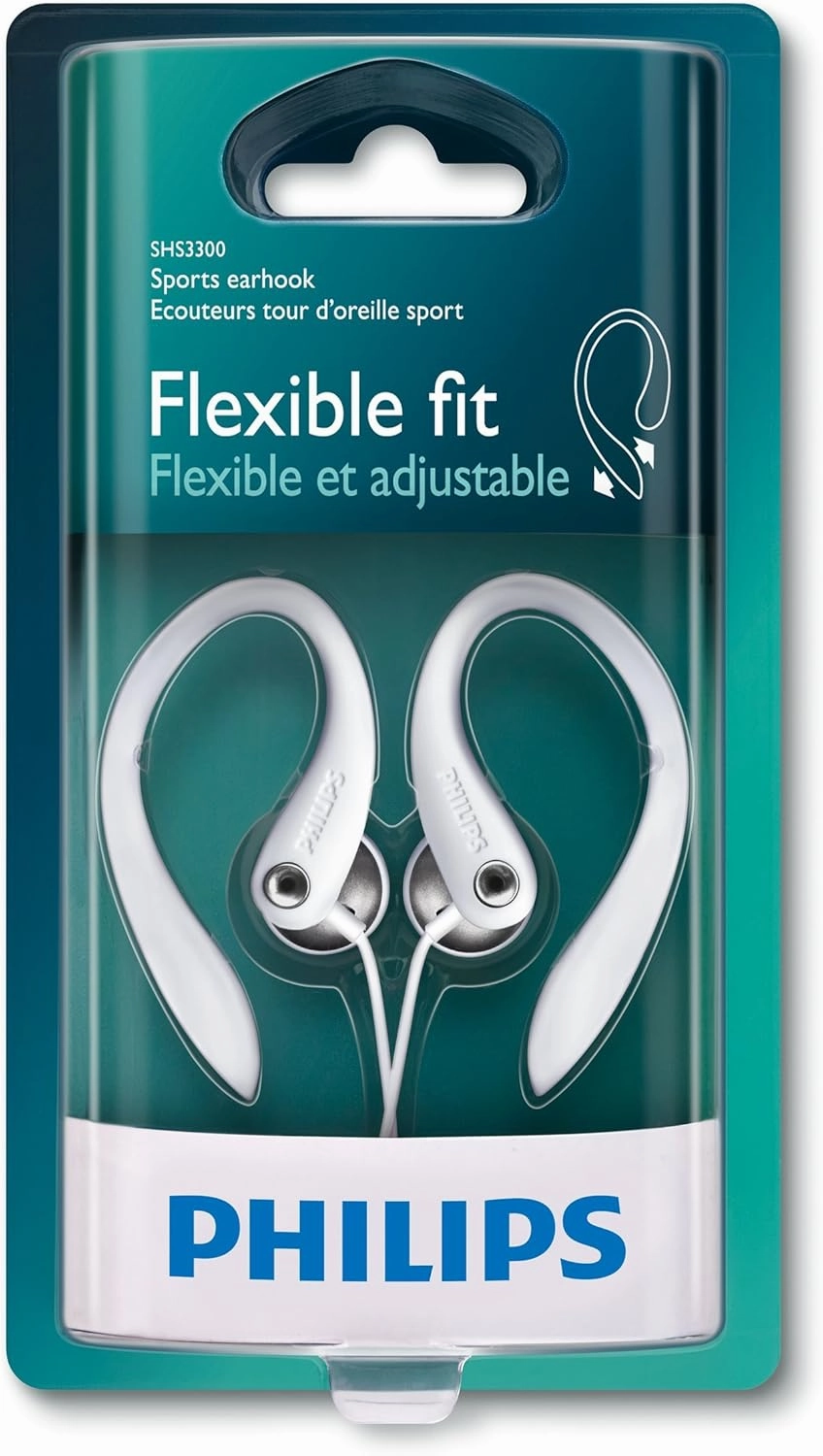 Philips Shs3300wt Earhook Headphones Shs3300 White