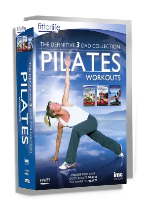 Pilates The Definitive Triple DVD Box Set - Containing Pilates Bootcamp Workout, Quick Results Pilates and The Power of Pilates - Fit for Life Series