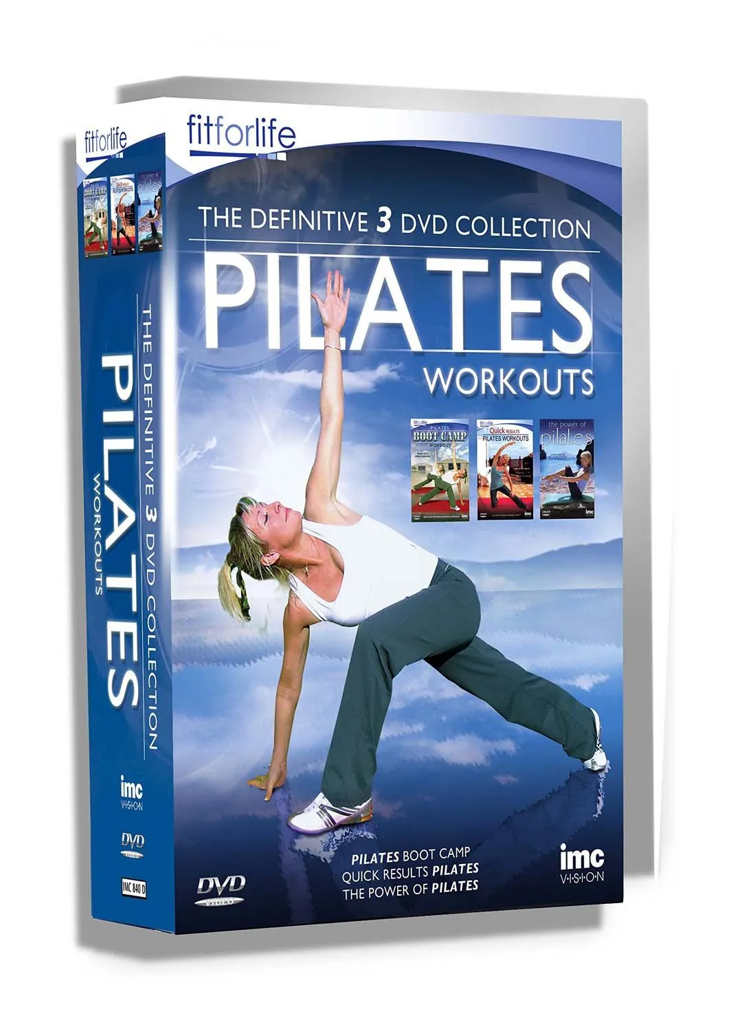 Pilates The Definitive Triple DVD Box Set - Containing Pilates Bootcamp Workout, Quick Results Pilates and The Power of Pilates - Fit for Life Series