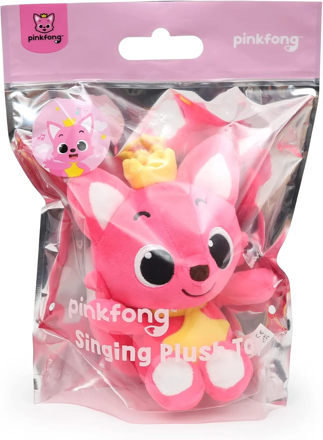 Pinkfong Singing Plush Toy, 11" Stuffed Animal Toys, Interactive Musical Baby Toys for Toddlers, Gifts for Boys & Girls
