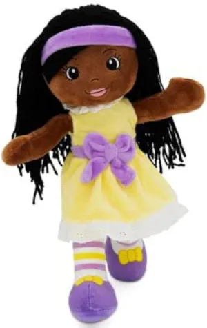 Playtime by Eimmie 14" Soft Baby Doll for Girls (Kaylie) - Plush Rag Doll for Toddlers & Infants, Washable Stuffed Toy with Sensory Fabric Body - Great for Baby Showers, Birthdays & Special Occasions