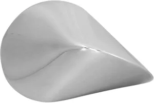 plplaaoo Oloid Desk Toy, Hypnotic Geometry Shape, Stress Relief, with Smoothing Stainless Steel Surfaces, for Office Decor and Anxiety Reduction
