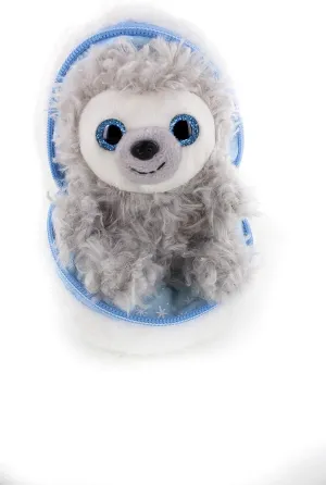 Plushland Snowball Stuffed Zip up Animal – Sloth – Cute Plush Animals Assortment – Wonderful Soft Toy for Families and Friends