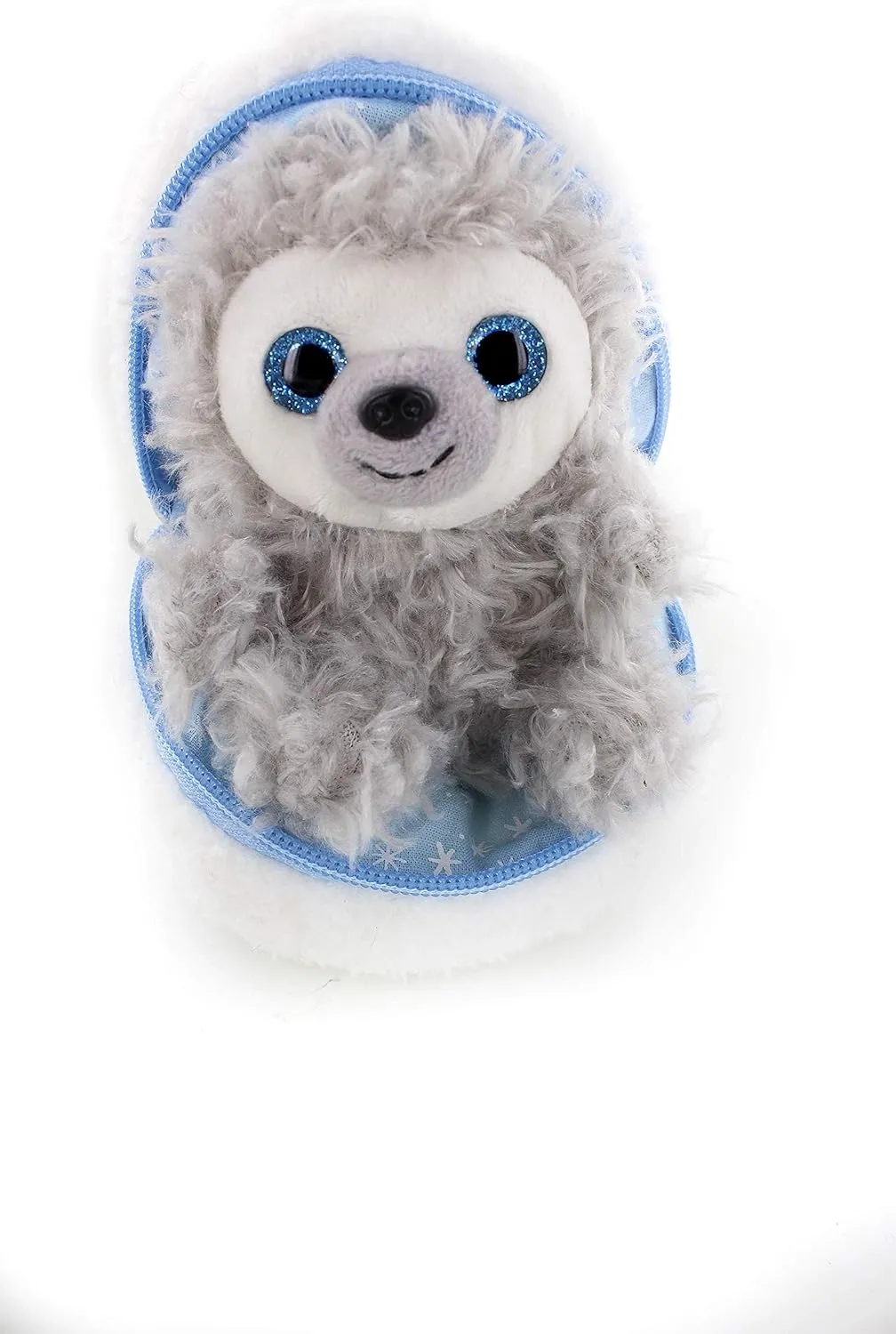 Plushland Snowball Stuffed Zip up Animal – Sloth – Cute Plush Animals Assortment – Wonderful Soft Toy for Families and Friends
