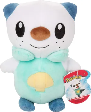 Pokemon Legends: Arceus 8" Oshawott Plush - Generation 5 Starter Figure - Officially Licensed - Authentic Soft Stuffed Animal Toy - Gift for Kids, Boys, Girls - 2 