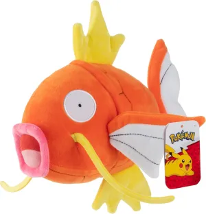 Pokémon 8" Magikarp Plush - Officially Licensed - Generation 1 Figure - Authentic Soft Stuffed Animal Fish Toy - Gift for Kids, Boys, Girls - 2 