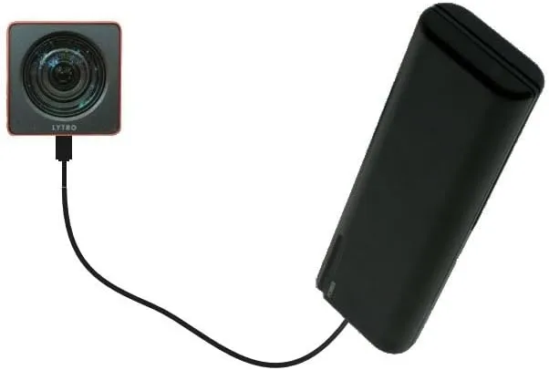 Portable AA Battery Pack Designed for The Lytro Lytro - Powered by 4 X AA Batteries to Provide Emergency Charge. Built Using TipExchange Technology