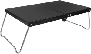 Portable Aluminum Folding Table Lightweight Mini Camping Desk for Outdoor Activities Picnic BBQ Travel Compact Durable Design for Easy Carrying and Quick Setup