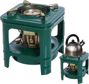 Portable Camping Stove - 8-Wicks Outdoor Kerosene Stove, Camping Picnic Burner Furnace | Backpacking Survival Stove Picnic Cooker Burner, Camp Stove Backpacking Hiking & Outdoor Cooking