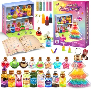 Potion Magic Kit for Kids, Creative Magic Fairy Arts and Crafts Kit Birthday Gifts Toys for Girls 6 7 8 9 10 11 12  Year Old Boys Decorations Family Activities Party Favors