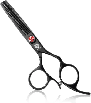 Professional Barber Razor Edge Hair Thinning Scissors/Shears - 5.5'' Large Finger Holes and Adjustment Tension Screw - Mustache/Beard Trimming Salon Hairdressing Scissors