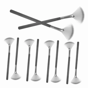 Professional Makeup Brush Set 10pcs Set Esthetician Tools for Foundation Blush Contour Highlighter Portable Size
