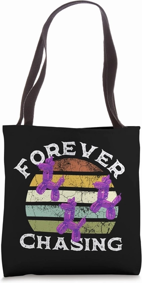 Purple Unicorn Forever Chasing Funny Recruiter Recruiting Tote Bag
