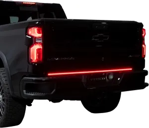 Putco 60" Blade LED Tailgate Light Bar Red/White LEDs & Plug-N-Play Quick Connect Harness - Fits Chevy Silverado/GMC Sierra 2020-2025