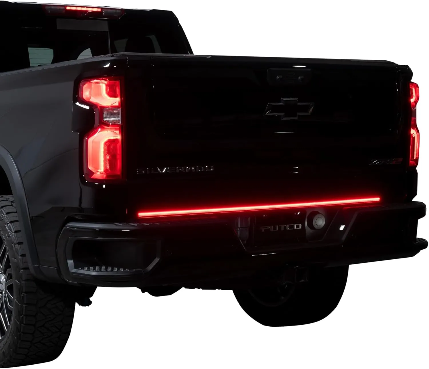 Putco 60" Blade LED Tailgate Light Bar Red/White LEDs & Plug-N-Play Quick Connect Harness - Fits Chevy Silverado/GMC Sierra 2020-2025