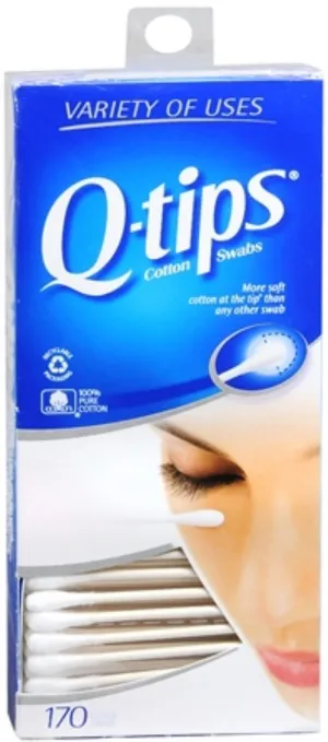 Q-tips Swabs 170 Each (Pack of 11)
