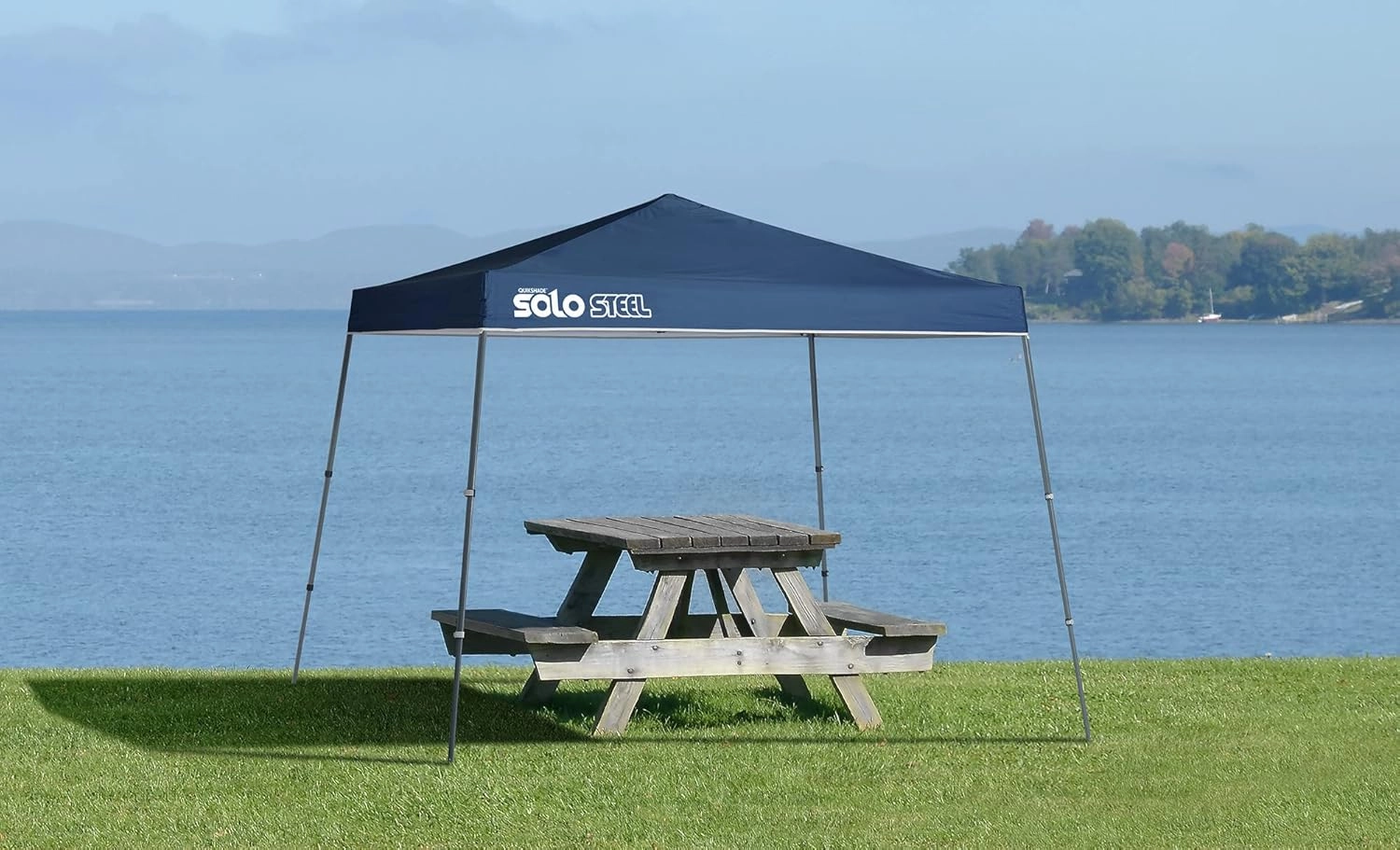 Quik Shade Solo Steel 72 Compact Instant Canopy, Blue (165710)