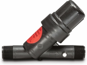 Rain Bird PRF07530S Drip Irrigation In-Line 30 PSI Pressure Regulating "Y" Filter, 3/4" Male Pipe Thread,Black
