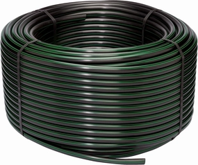 Rain Bird T63-500S Drip Irrigation 1/2" (0.634" OD) Blank Distribution Tubing, 500' Roll, Black