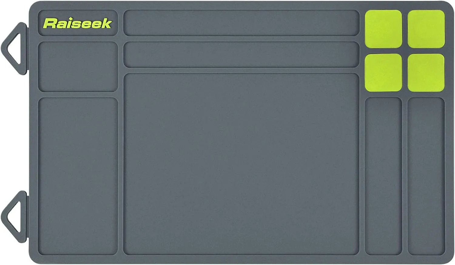 Raiseek Cleaning Mat, Pistol Gun Maintenance Mat,Anti-Slip Rubberized Repair Mat 15.9" x 9.8"