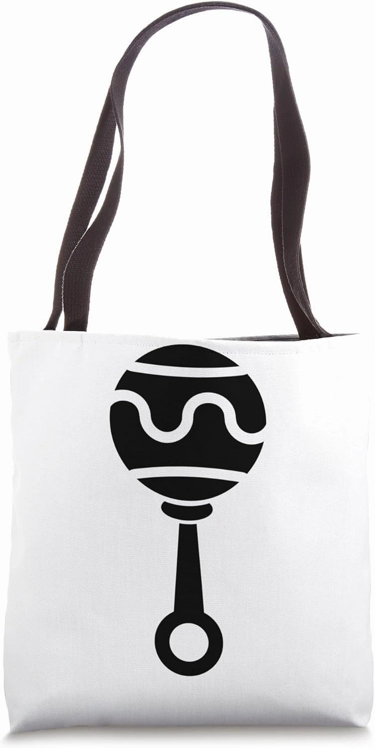 Rattle Black Tote Bag